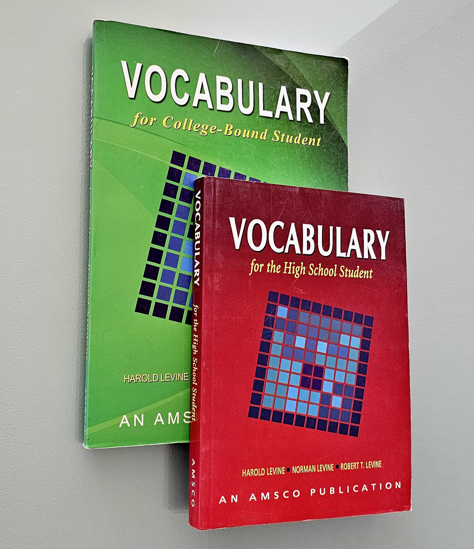 مجموعه 2 کتاب vocabulary for high school st و کتاب   vocabulary for college st _ دست دوم در حد نو