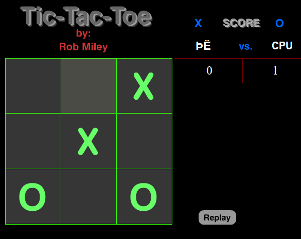 بازی نوستالژی و خاطره انگیز Tic Tac Toe
