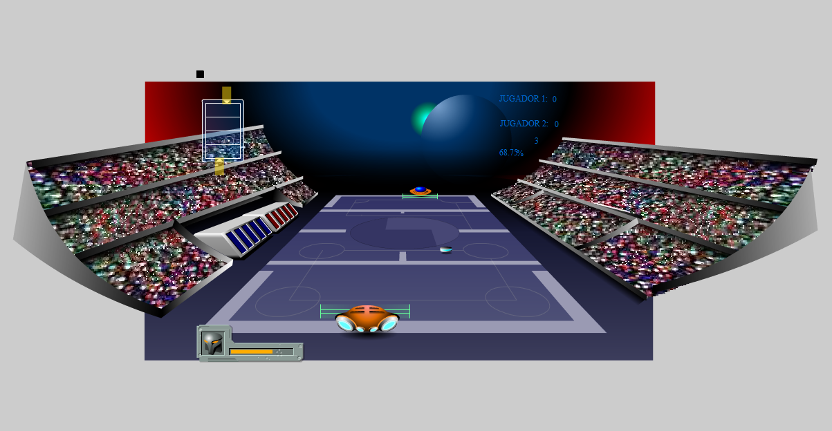 بازی نوستالژی تنیس کهکشانی Galactic Tennis