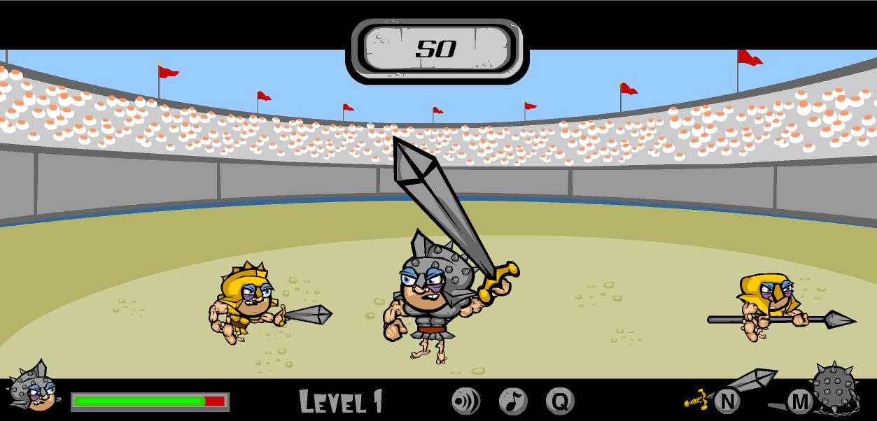 بازی نوستالژی گلادیاتور Gladiator