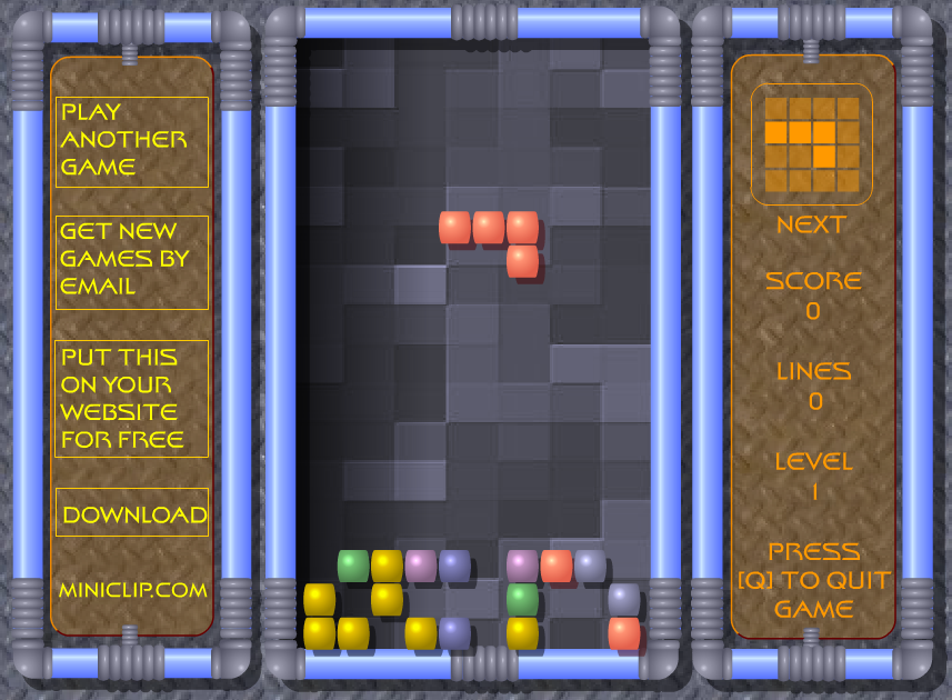 بازی نوستالژی و خاطره انگیز تتریس Tetris