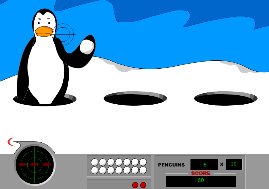 بازی نوستالژی  Plucky's Snowball Bash