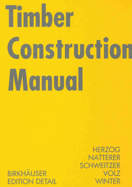 دانلود کتاب TIMBER CONSTRUCTION MANUALL