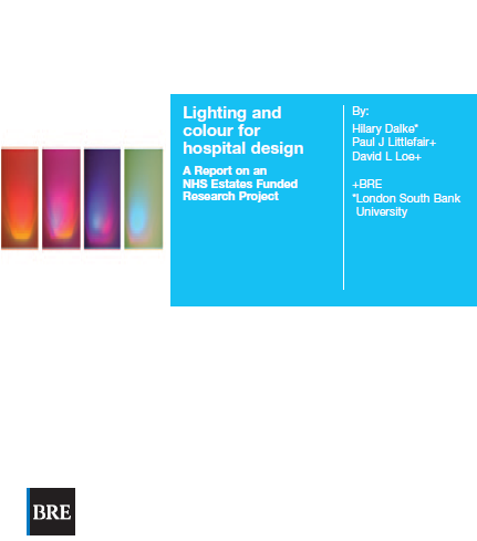 دانلود کتاب Lighting and Colour for Hospital Design