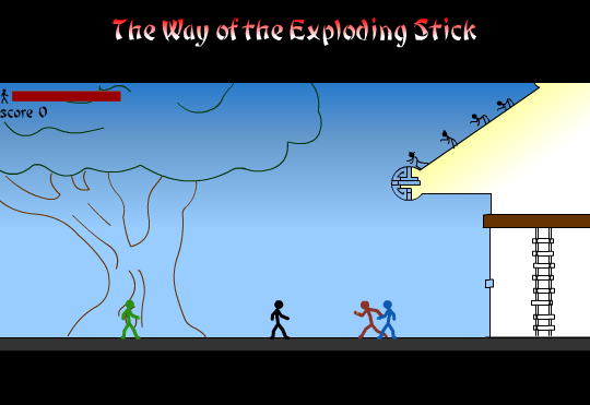 بازی نوستالژی و خاطره انگیز  The Way of the Exploding Stick